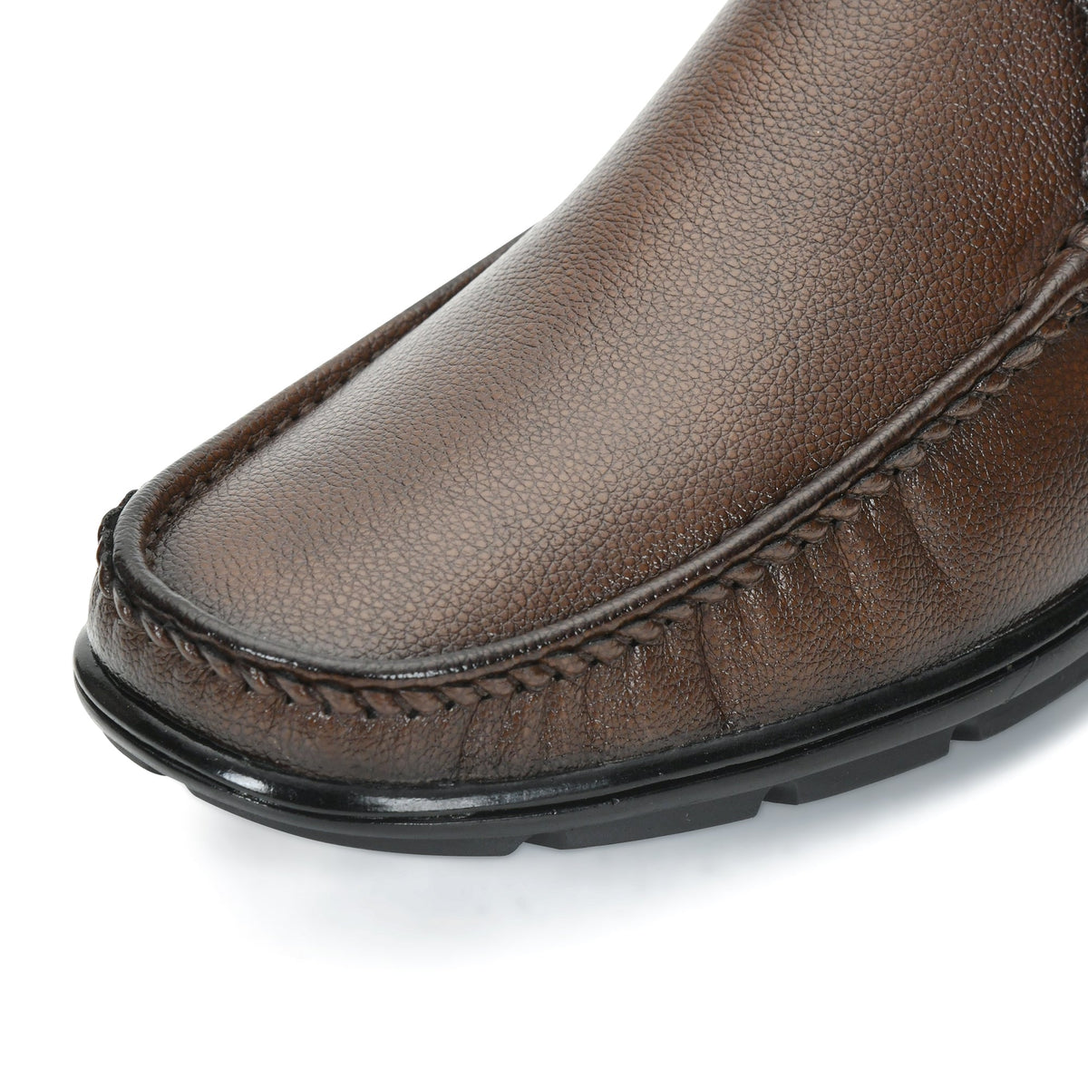 Faux Leather Cushioned Slip-On Loafers Men