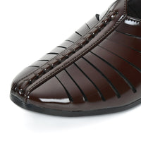 Laser-Cut Ethnic Jutti Mojari for Men