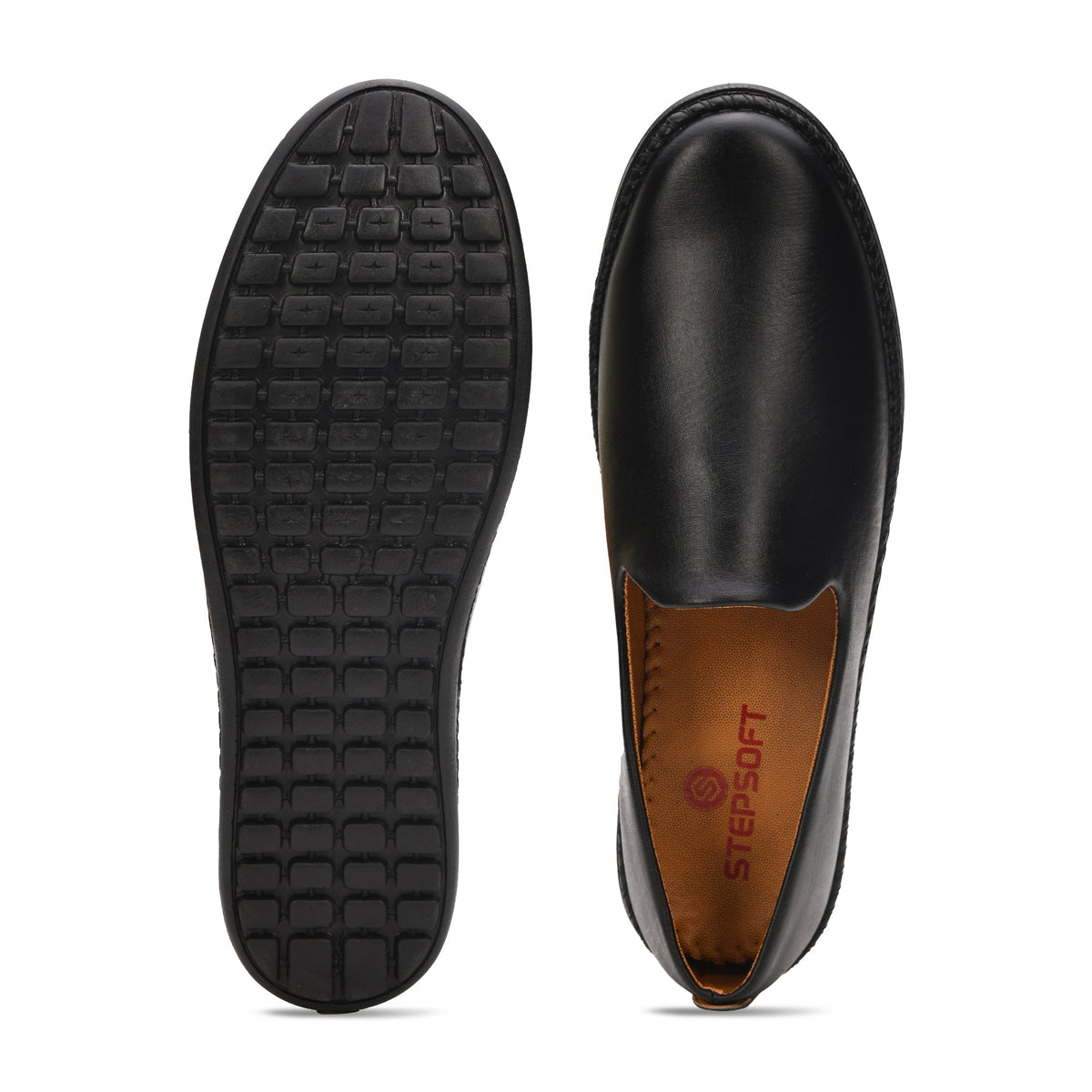 Faux Leather Slip-On Ethnic Jutti Men