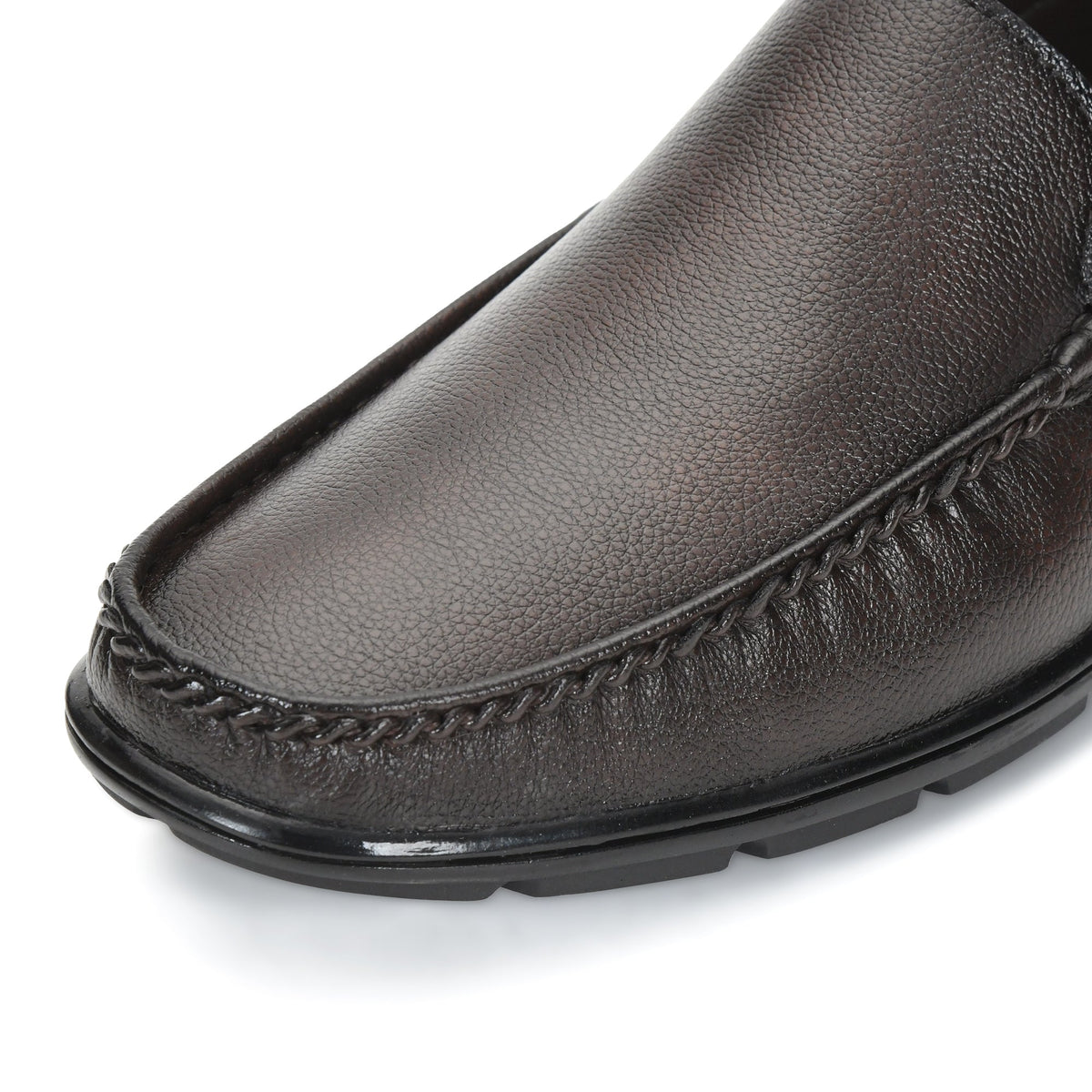 Faux Leather Cushioned Slip-On Loafers Men