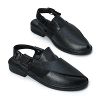 Peshawari Faux Leather Ethnic Sandals Men