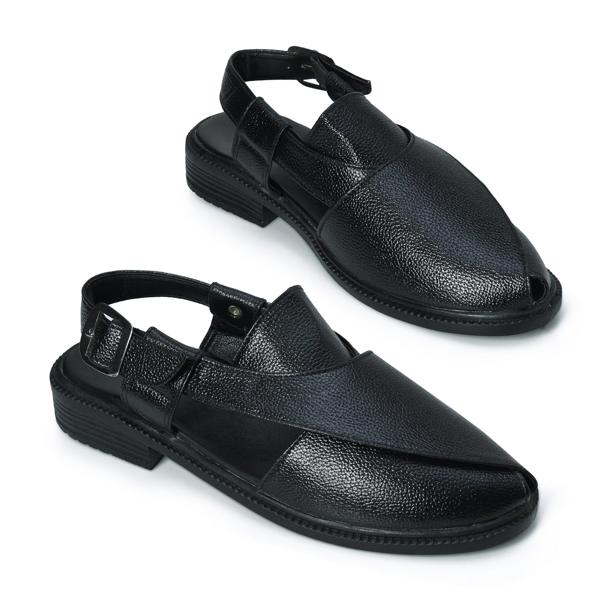 Peshawari Faux Leather Ethnic Sandals Men