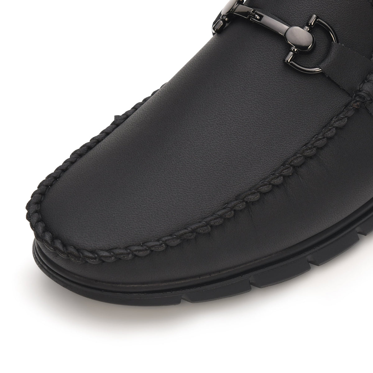 STEPSOFT Men’s Faux Leather Bit Loafers | Slip-On Loafer Shoes for Office, Casual & Formal Wear