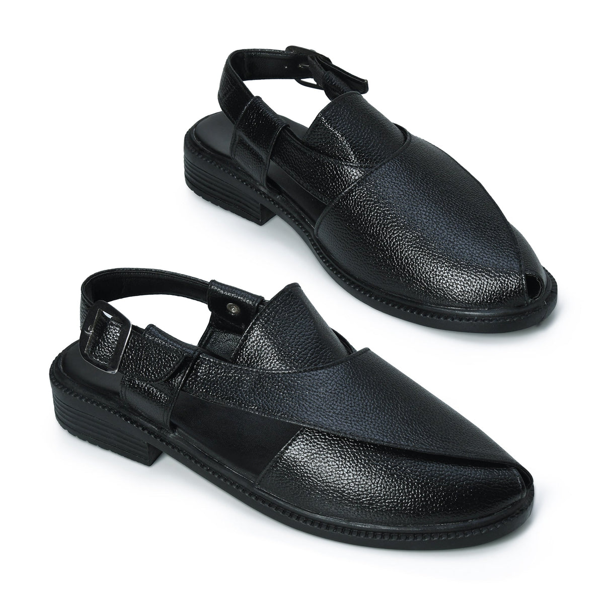 Peshawari Faux Leather Ethnic Sandals Men
