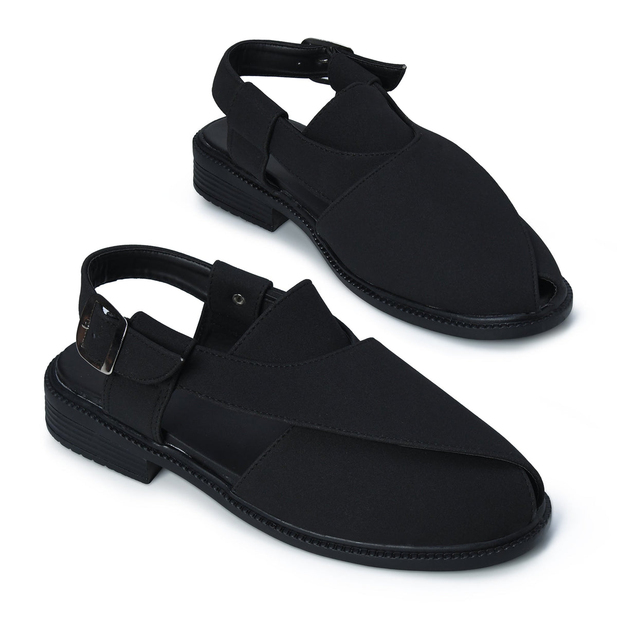 Suede Peshawari Closed-Toe Sandals Men