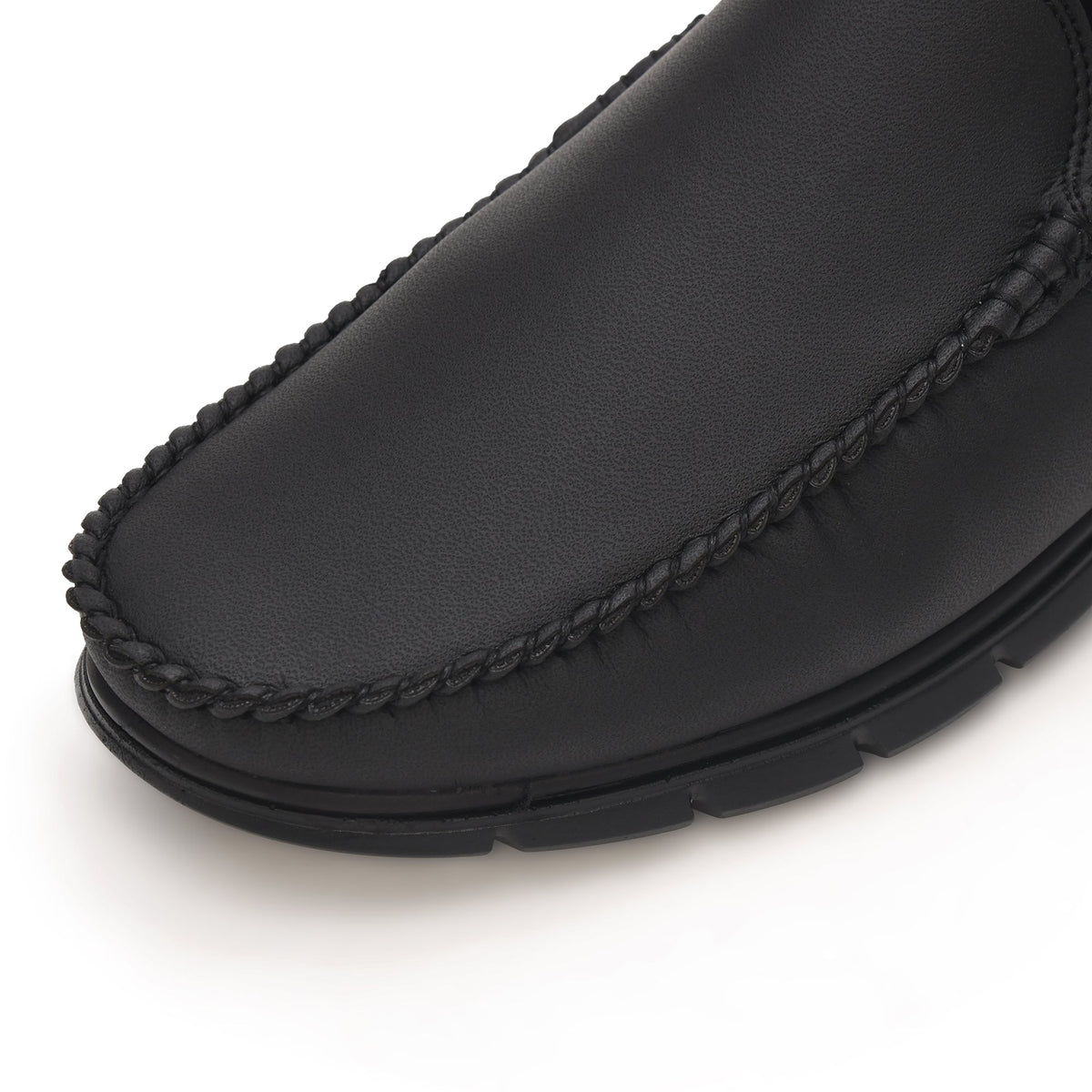 Classic Faux Leather Slip-On Loafers Men