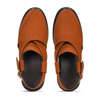 Suede Peshawari Closed-Toe Sandals Men