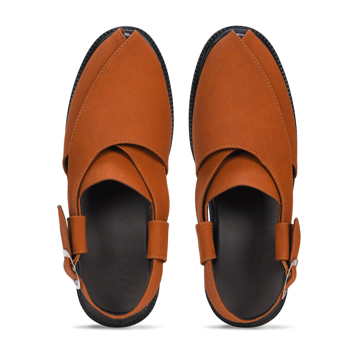 Suede Peshawari Closed-Toe Sandals Men