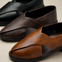 Ethnic Slip-On Closed-Toe Sandals Men