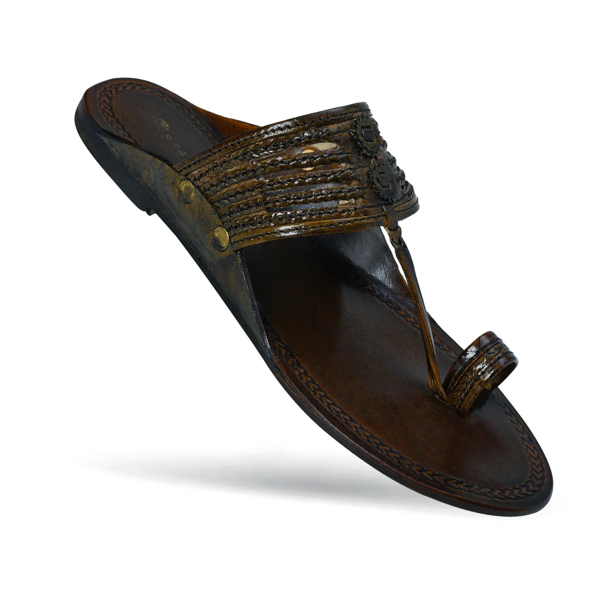 Handcrafted Pure Leather Kolhapuri Chappals