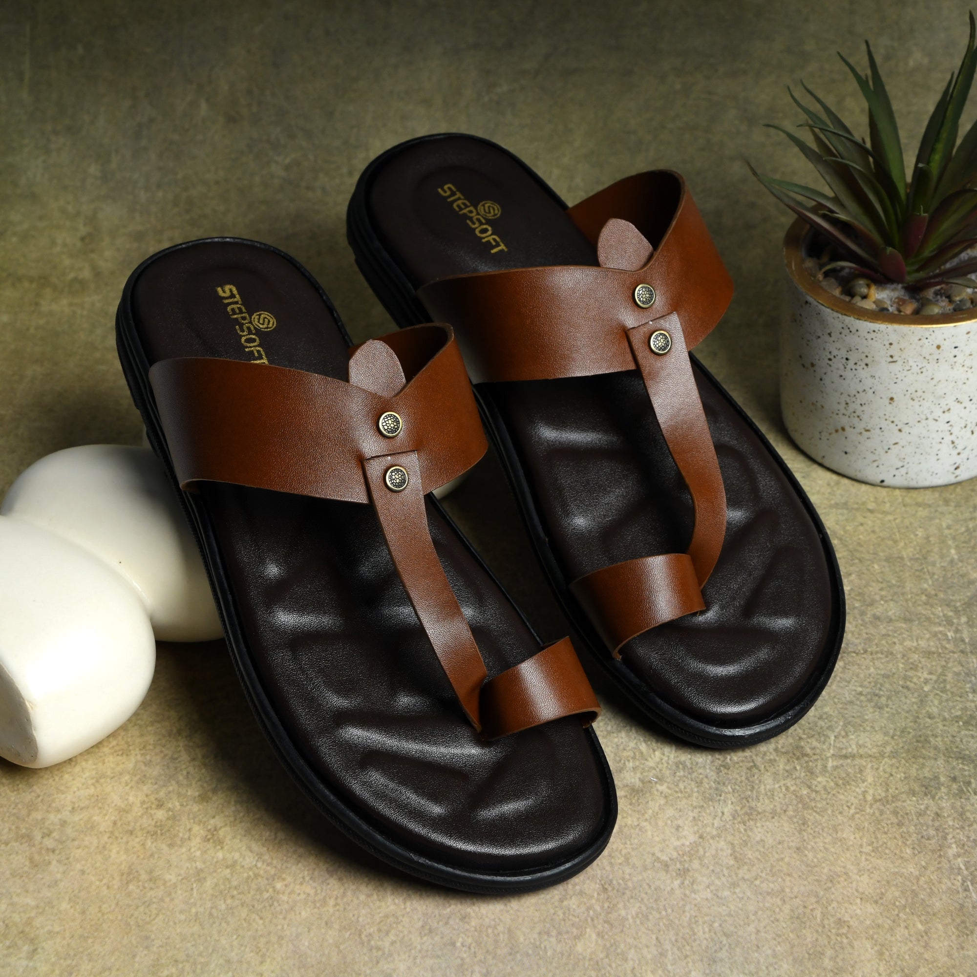 Orthopedic Comfort Kolhapuri Slippers Men