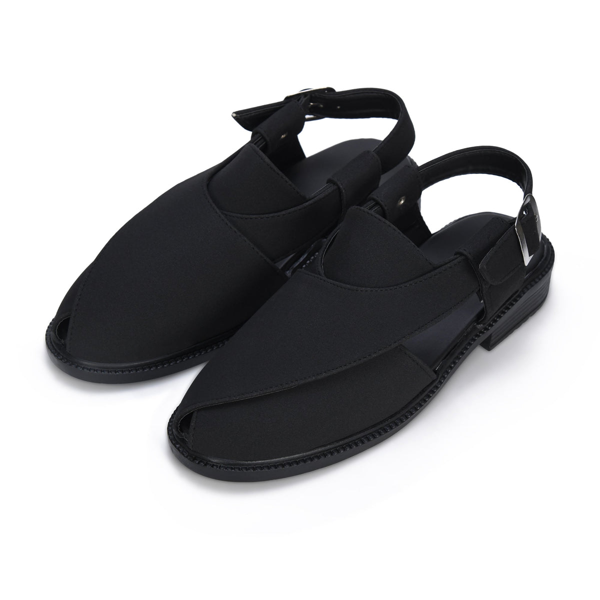 Suede Peshawari Closed-Toe Sandals Men