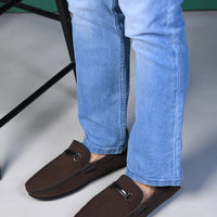 Horsebit Faux Suede Slip-On Loafers Men