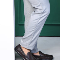 Faux Leather Cushioned Slip-On Loafers Men