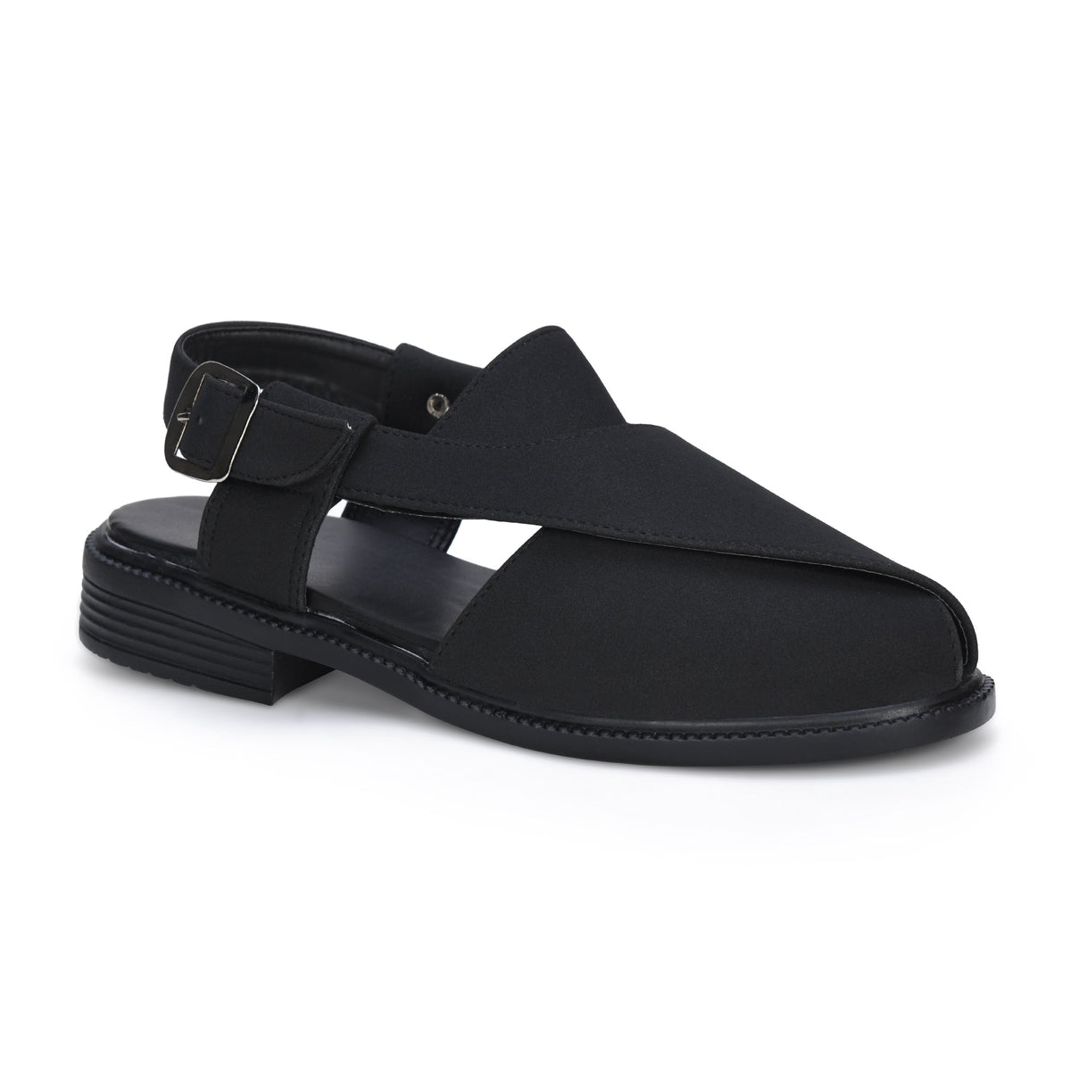 Suede Peshawari Closed-Toe Sandals Men