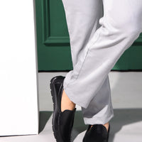 Faux Leather Cushioned Slip-On Loafers Men