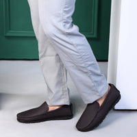 Classic Faux Leather Slip-On Loafers Men