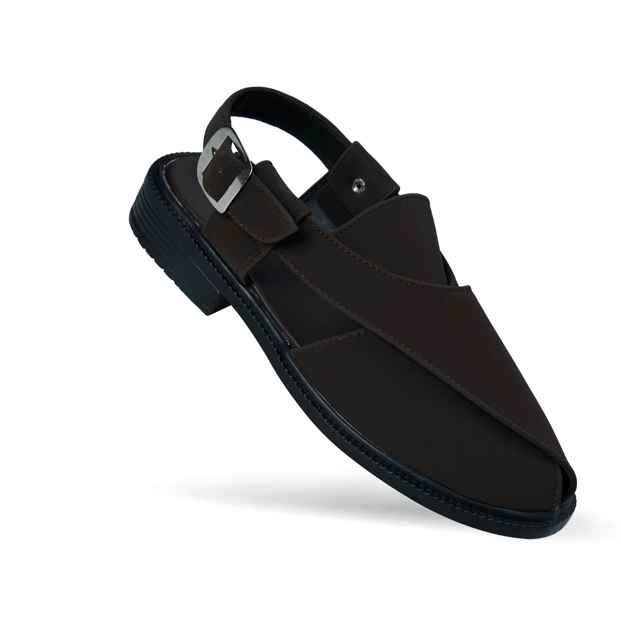 Suede Peshawari Closed-Toe Sandals Men