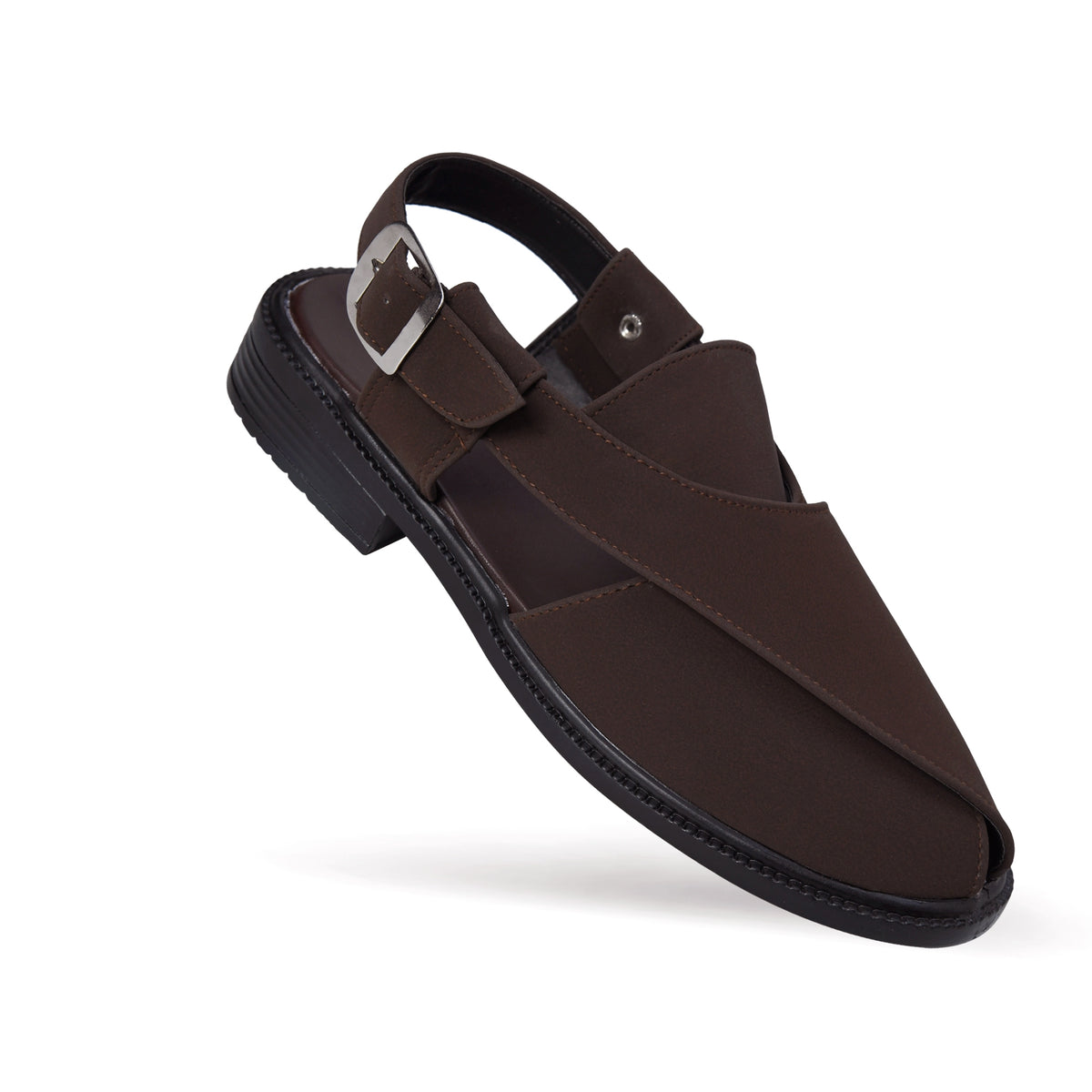 Suede Peshawari Closed-Toe Sandals Men