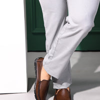 Faux Leather Cushioned Slip-On Loafers Men