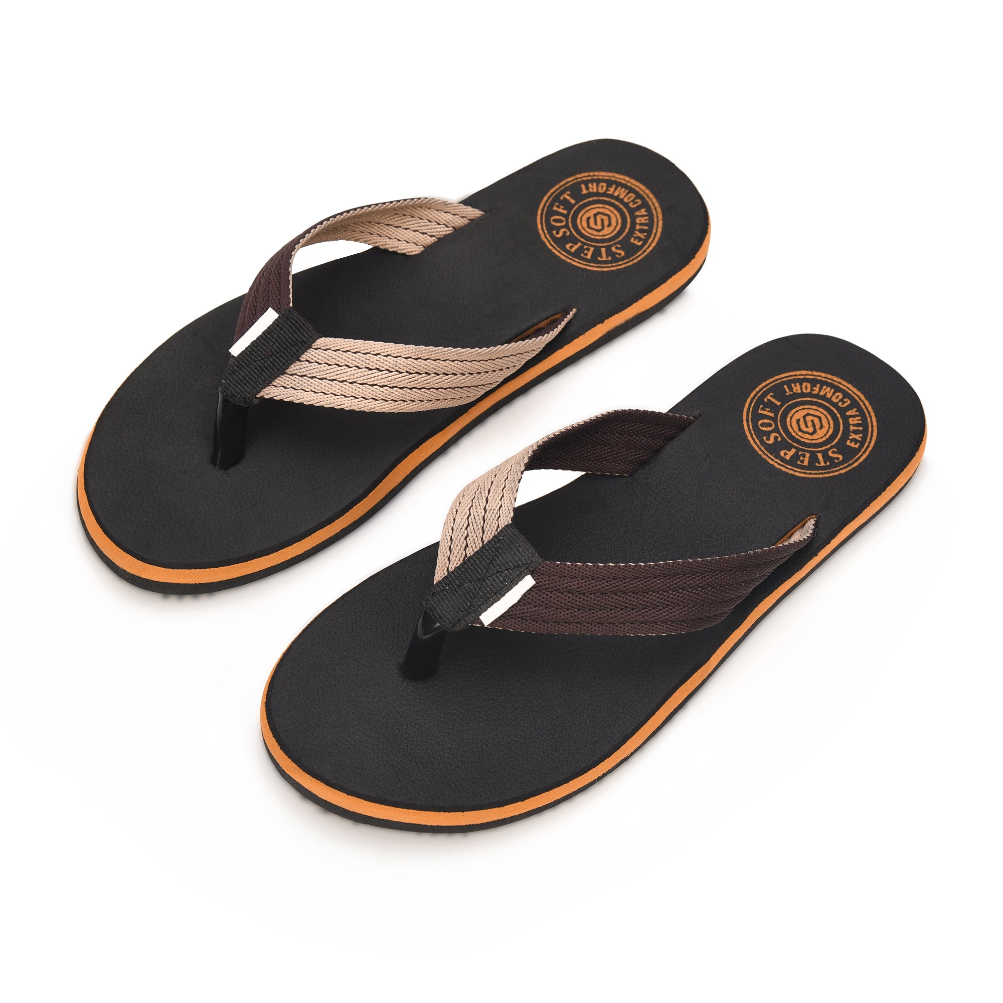 EVA Anti-Slip Lightweight Daily Wear Chappal Orange