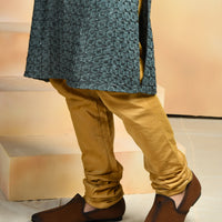 Suede Perforated Slip-On Juttis for Men