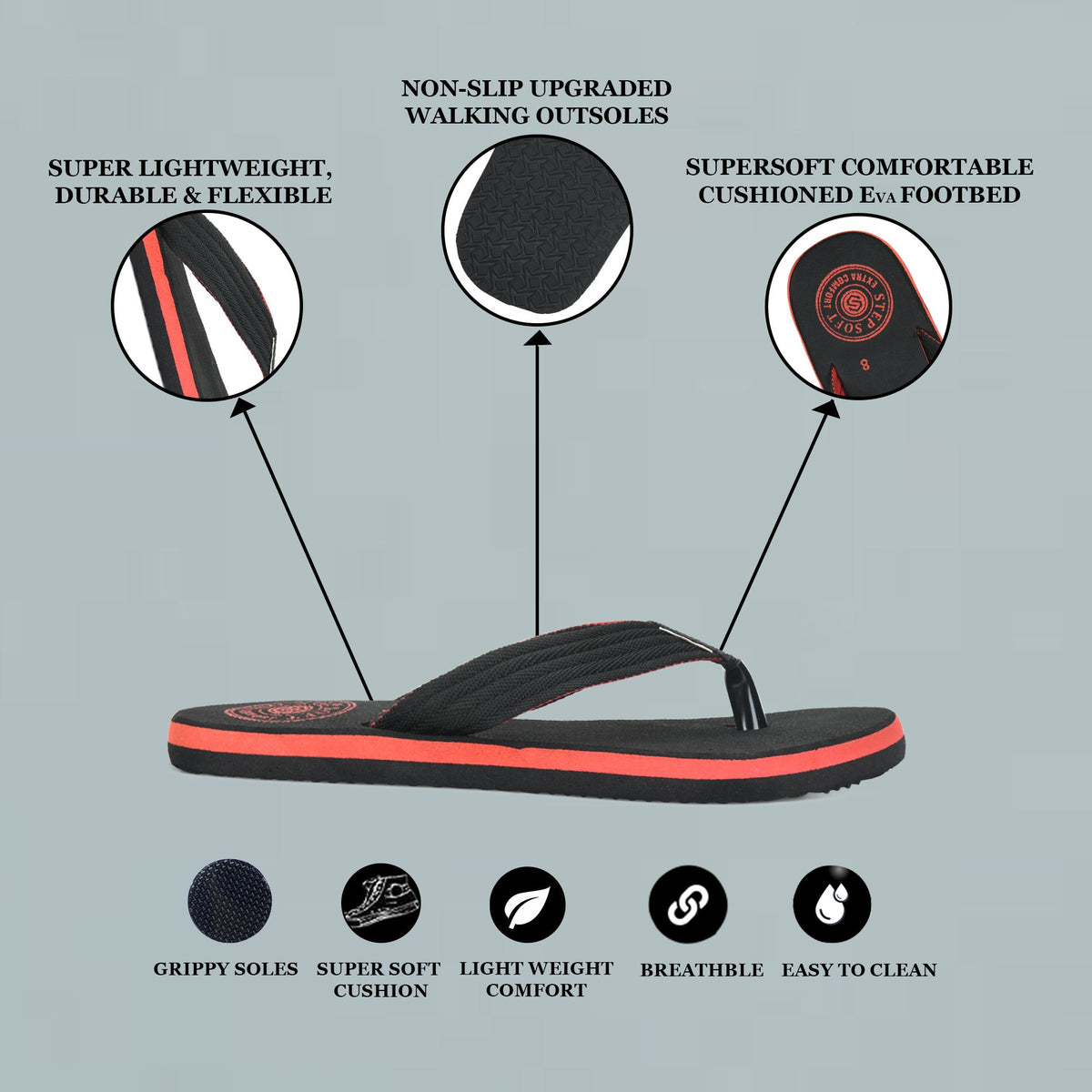 EVA Anti-Slip Lightweight Daily Wear Chappal
