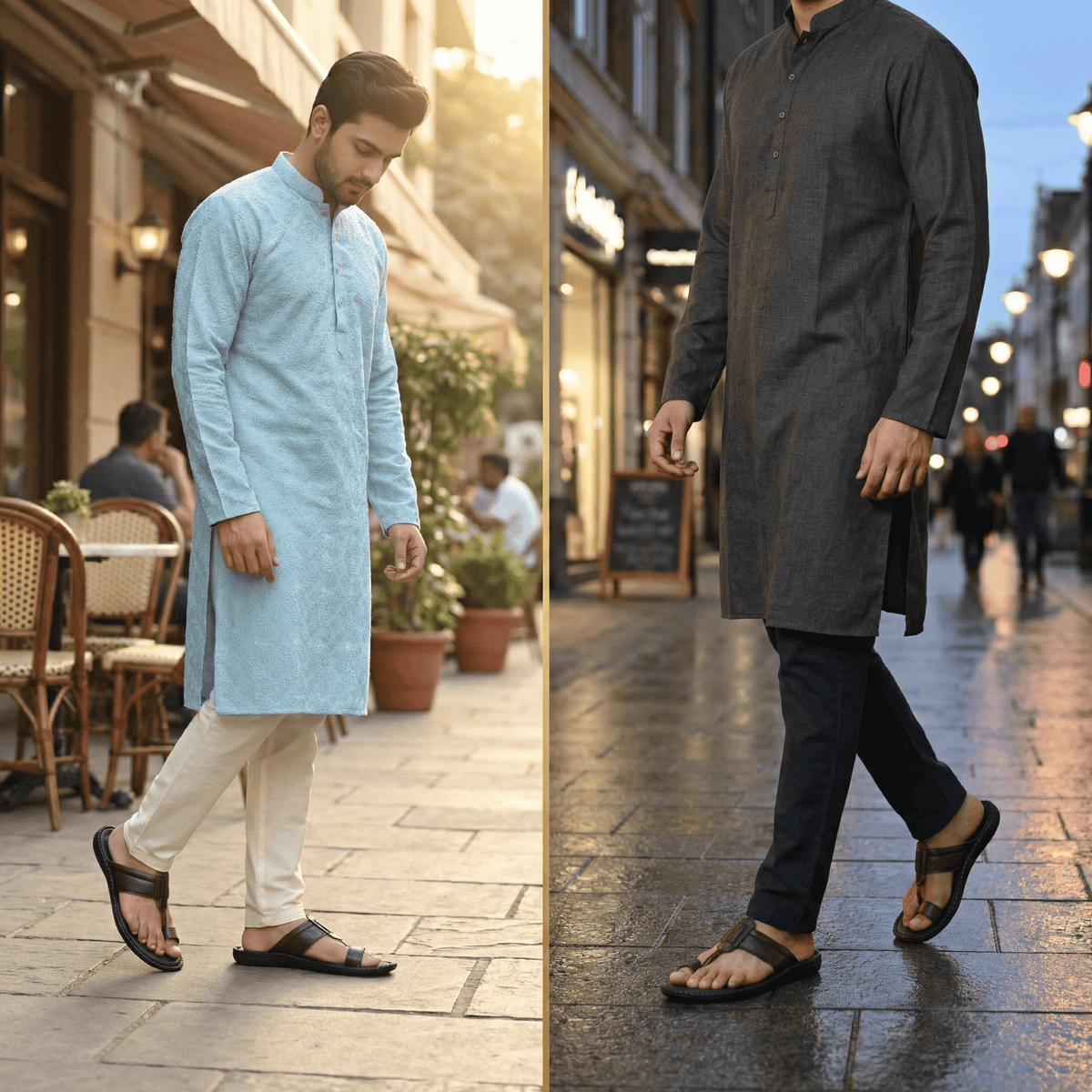 Soft Leather Kolhapuri Slippers for Men