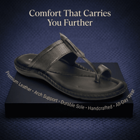 Soft Leather Kolhapuri Slippers for Men
