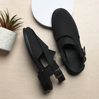 Suede Peshawari Closed-Toe Sandals Men