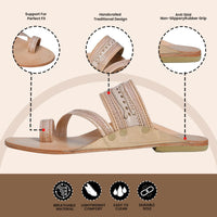 Pure Leather Kolhapuri Chappals
