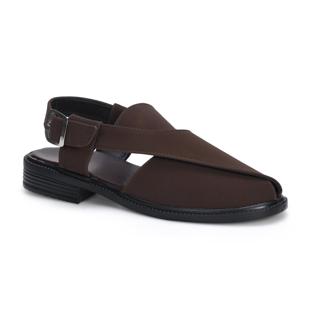 Suede Peshawari Closed-Toe Sandals Men