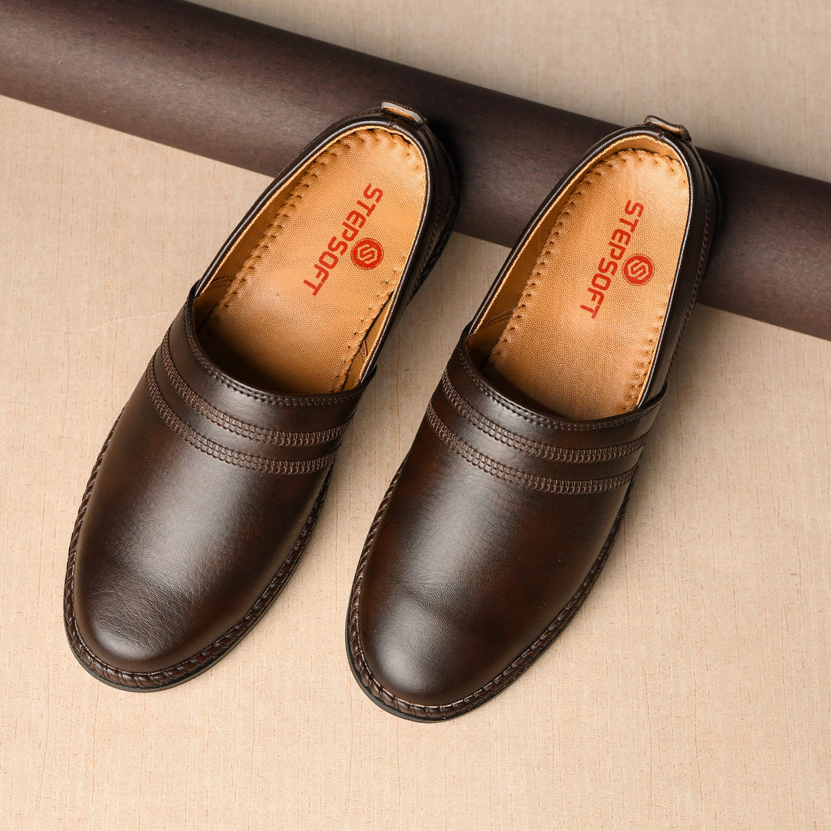 Faux Leather Ethnic Loafer Jutti Men