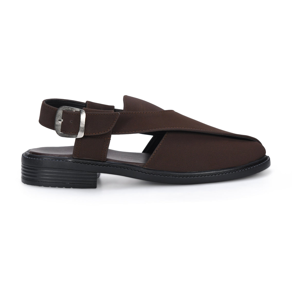 Suede Peshawari Closed-Toe Sandals Men