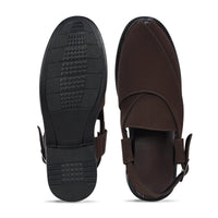 Suede Peshawari Closed-Toe Sandals Men