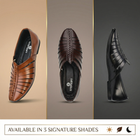 Laser-Cut Ethnic Jutti Mojari for Men
