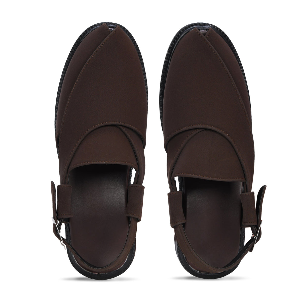 Suede Peshawari Closed-Toe Sandals Men
