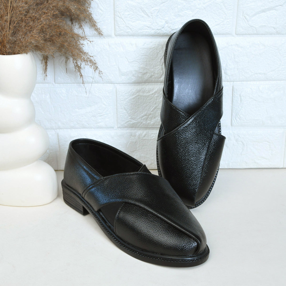 Ethnic Slip-On Closed-Toe Sandals Men