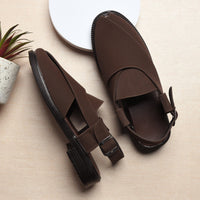 Suede Peshawari Closed-Toe Sandals Men