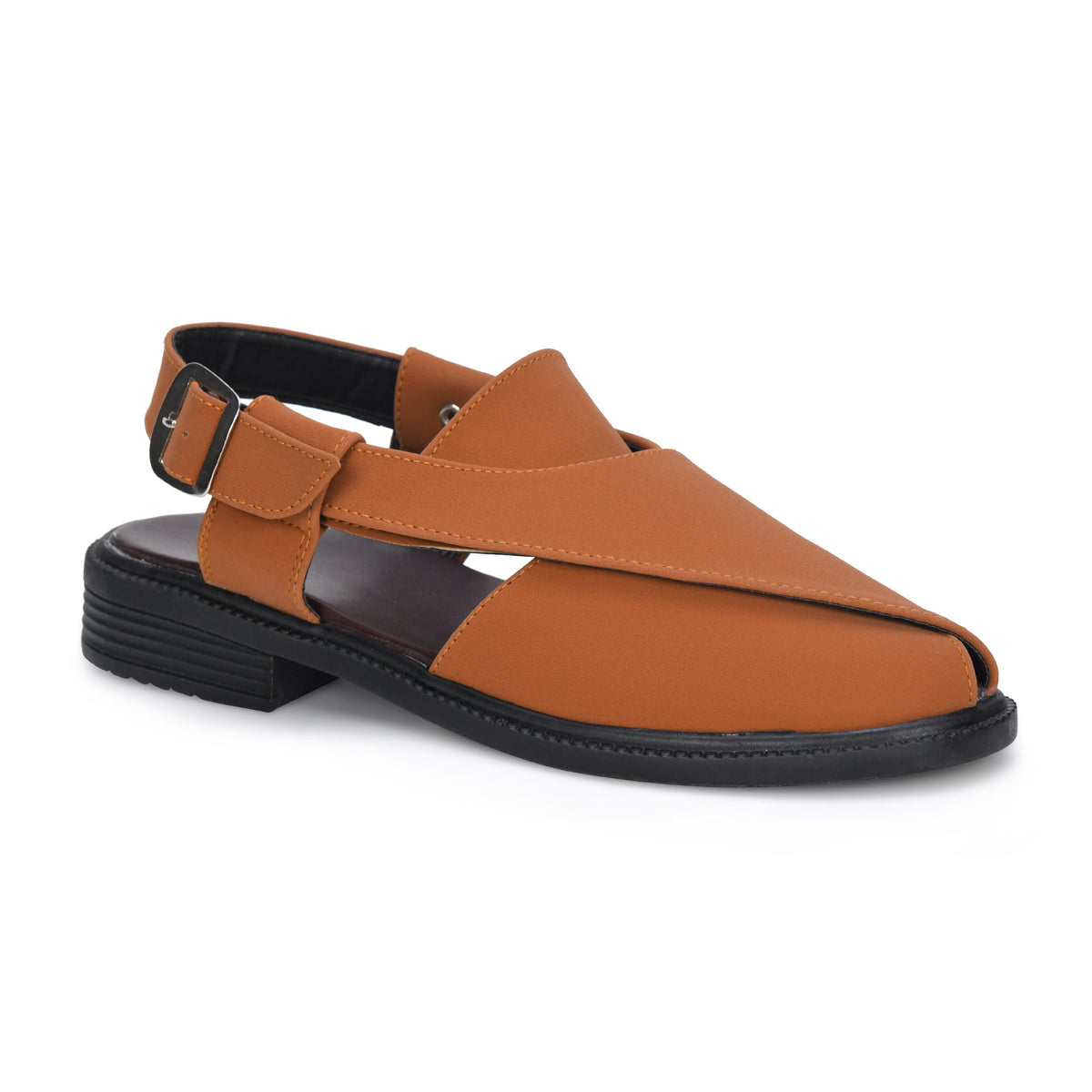 Suede Peshawari Closed-Toe Sandals Men