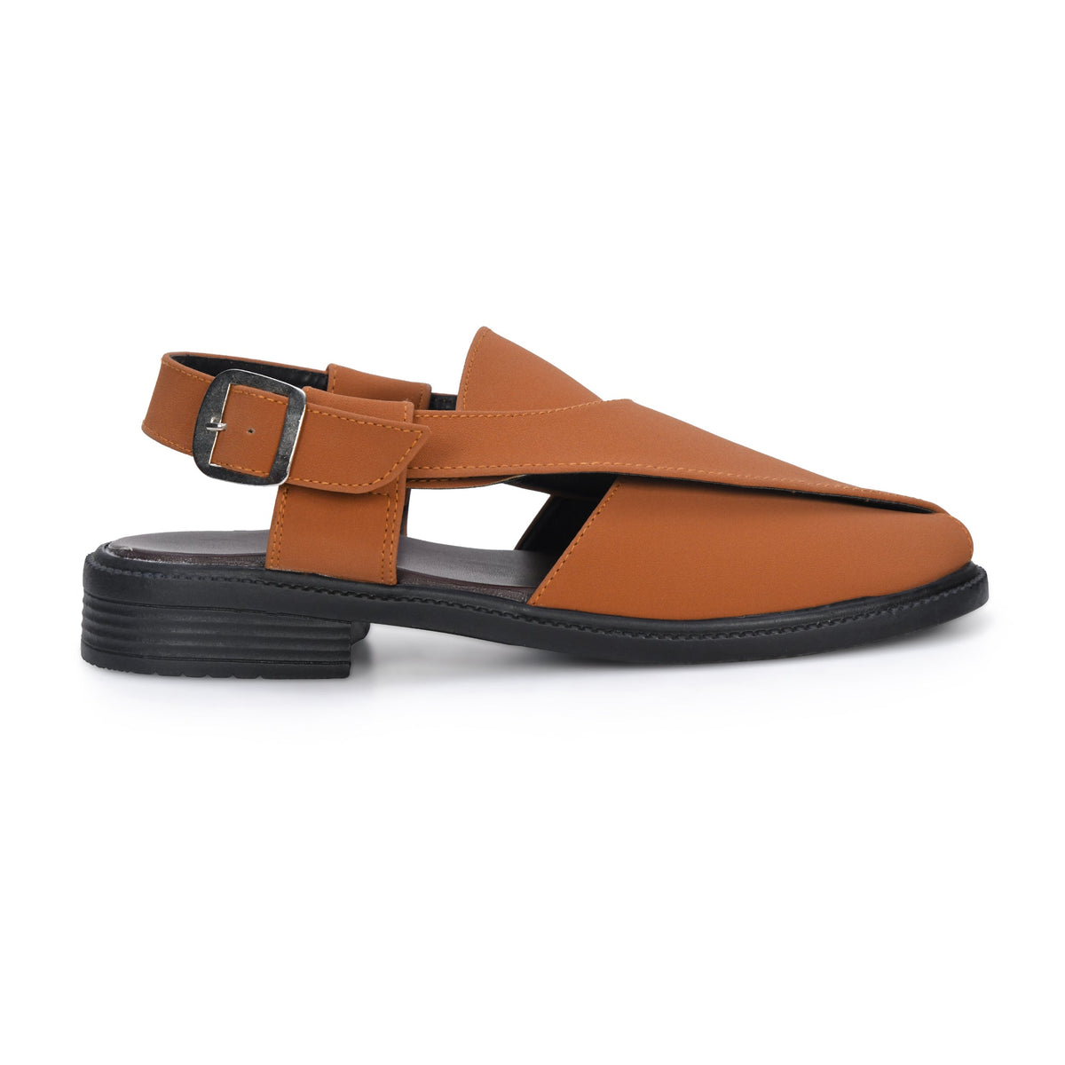 Suede Peshawari Closed-Toe Sandals Men