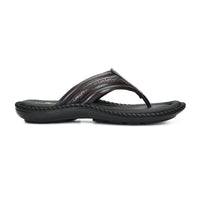 Handcrafted Leather V-Shape Slippers Men