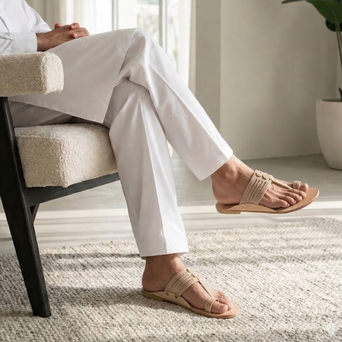 Handcrafted Pure Leather Kolhapuri Chappals
