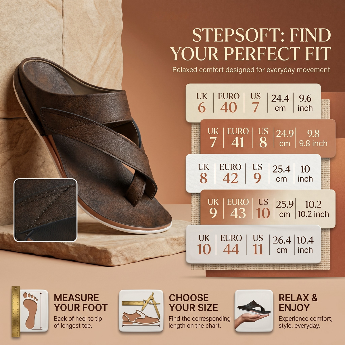 Designer Faux Leather Slippers for Men
