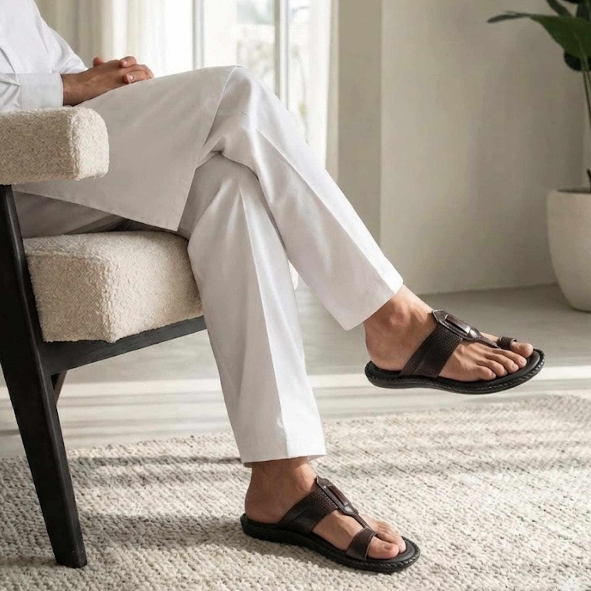 Soft Leather Kolhapuri Slippers for Men