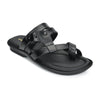 Leather Thumb Style Toe Ring Slippers Men