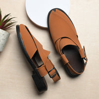 Suede Peshawari Closed-Toe Sandals Men