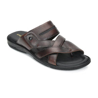 Title: Handmade Genuine Leather Slip-On Slippers