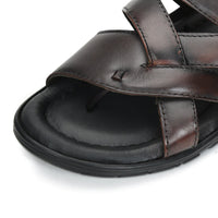 Title: Handmade Genuine Leather Slip-On Slippers