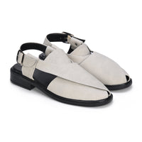 Suede Peshawari Closed-Toe Sandals Men